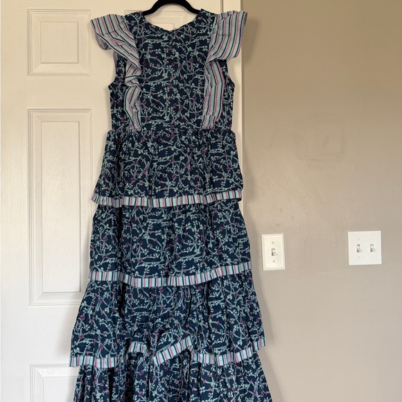 Simply Southern Floral Ruffle Tiered Maxi Dress New NWT Cottagecore - Picture 12 of 12